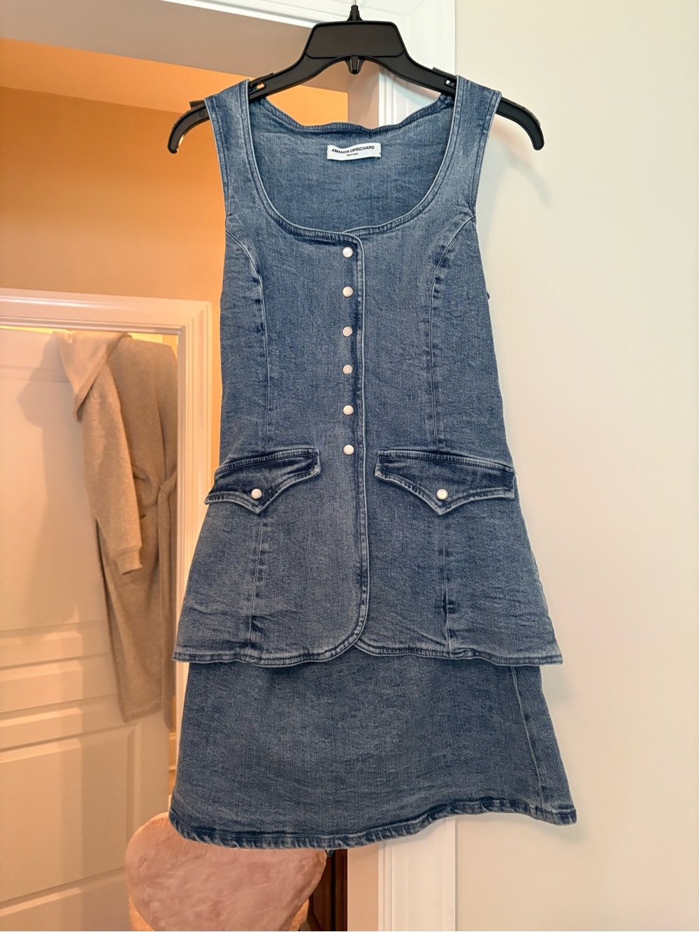 Amanda Uprichard Denim mini dress
